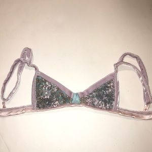 FREE PEOPLE VELVETY BRA!!